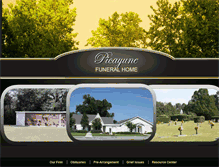 Tablet Screenshot of picayunefuneral.com